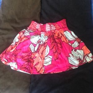 Floral print skirt